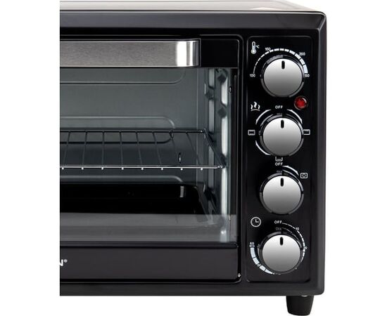  Мини-печь SONNEN EO-HL33 (458305) 1800Вт, 33л, 3 режима нагрева, таймер, механическое управление, черная 