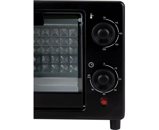  Мини-печь SONNEN EO-1001 (458308) 800Вт, 10л, таймер, нагрев до 230 °C, черная 