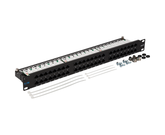  Патч-панель Lanmaster TWT-PP48/1U-U6 19" 1U 48xRJ45 кат.6 UTP 