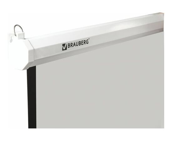  Проекционный экран BRAUBERG 236725 Wall настенный 150х150см матовый, 1:1 