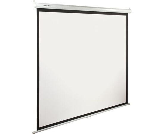  Проекционный экран BRAUBERG 236727 Wall настенный 200х200см матовый, 1:1 
