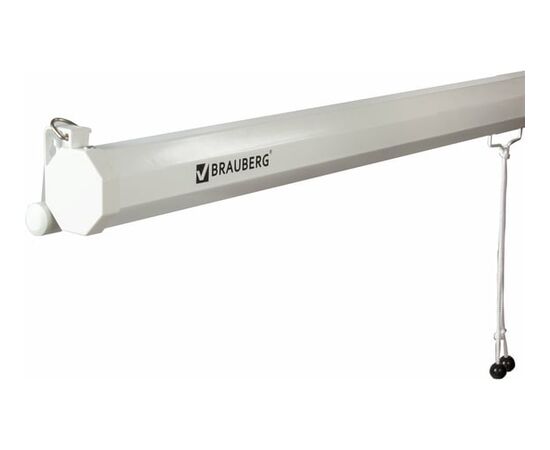  Проекционный экран BRAUBERG 236727 Wall настенный 200х200см матовый, 1:1 